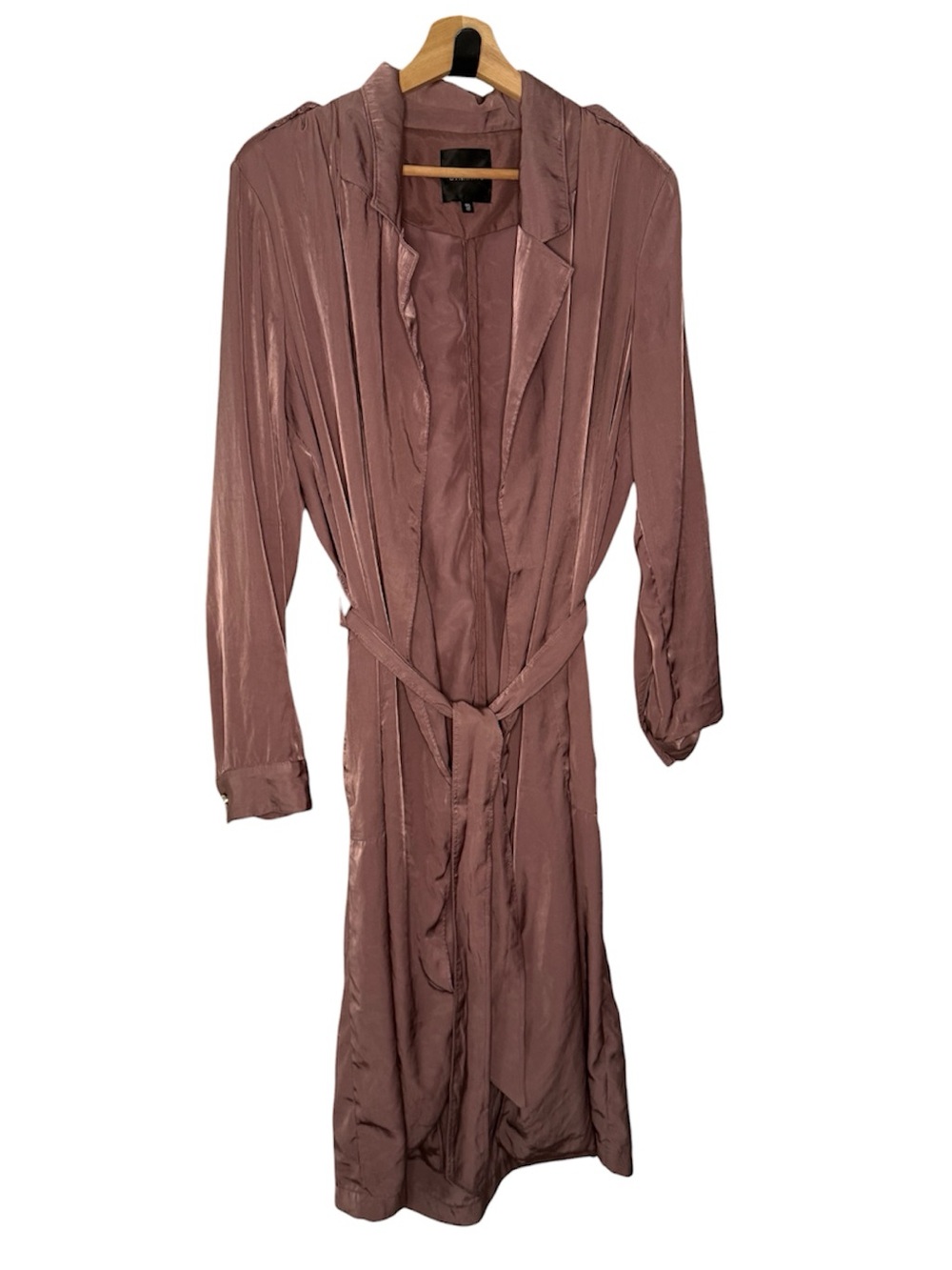Dynamite Mauve Pink Silky Duster Jacket